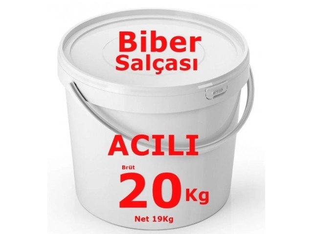 Hatay Köy Acı Biber Salçası --- 20 Kg